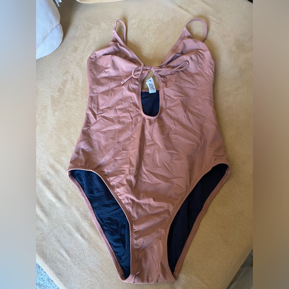 SOLID & STRIPED swimsuit mocha M